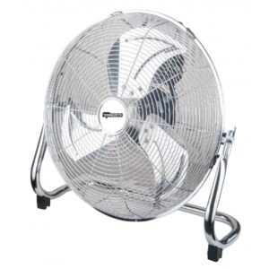 Termozeta ventilatore alta velocita` in metallo pale da 40 cm 90w finitura cromata