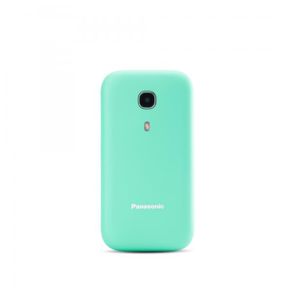 Panasonic kx-tu400exc 2.4 easy phone clamshell fotocamera bluetooth resistente agli urti italia tiffany green