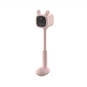Ezviz ezbm1-rabbit telecamera a batteria baby monitor wifi audio bidirenzionale riconoscimento movimento intelligente e uscita dalla culla rosa
