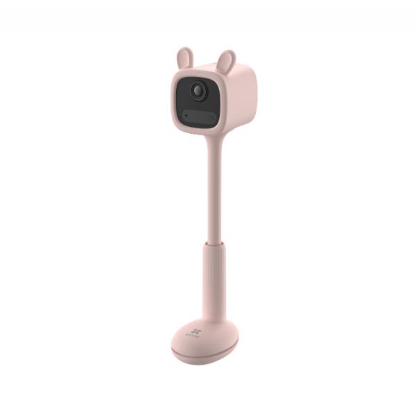Ezviz ezbm1-rabbit telecamera a batteria baby monitor wifi audio bidirenzionale riconoscimento movimento intelligente e uscita dalla culla rosa