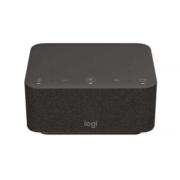 Logitech video collaboration logi dock graphite