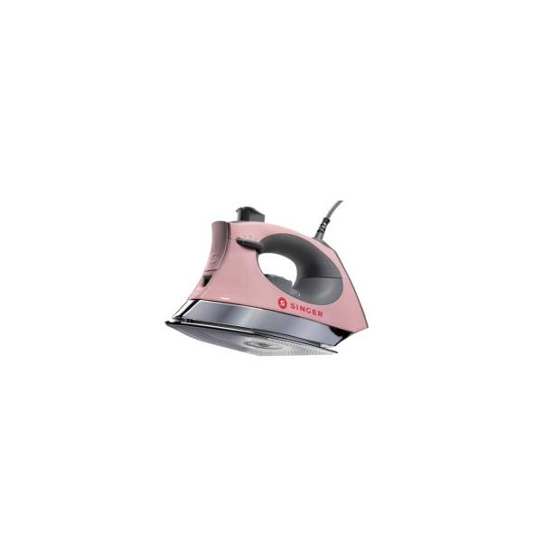 Singer steam craft ferro da stiro a vapore capacita` 0,3 litri potenza 2600 w punta extra fine rosa