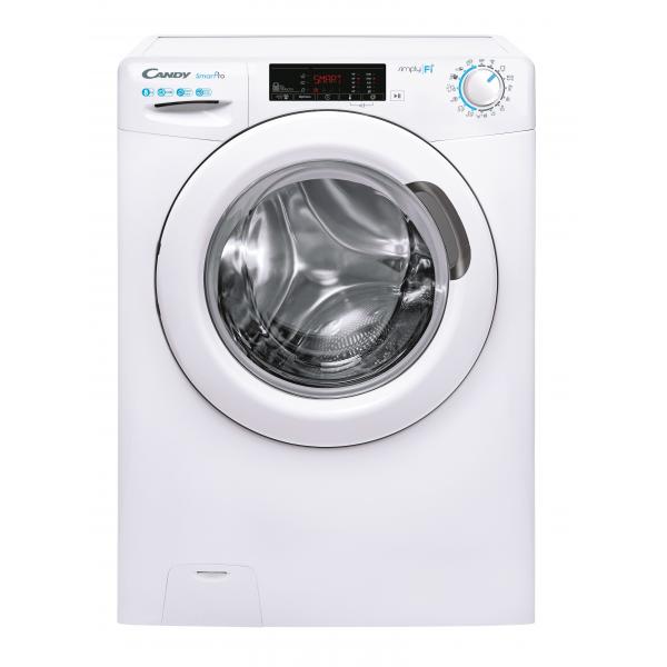 Candy cso44 1285te-2-s smart pro lavatrice slim carica frontale classe energetica d capacita` di carico 8 kg centrifuga 1200 giri profondita` 47 cm wi-fi + bluetooth