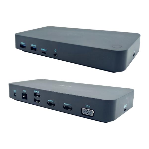 I-tec usb 3.0-usb-c-thunderbolt 3x display docking station power delivery 65w