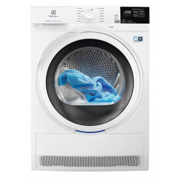 Electrolux ew7h492y perfect care 700 asciugatrice a pompa di calore classe energetica a++ capacita` di carico 9 kg motore inverter sensicare system