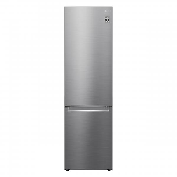 Lg gbb72pzvgn frigorifero combinato libera installazione capacita`384 litri classe energetica d no frost compressore smart inverter door cooling 203 cm acciaio premium