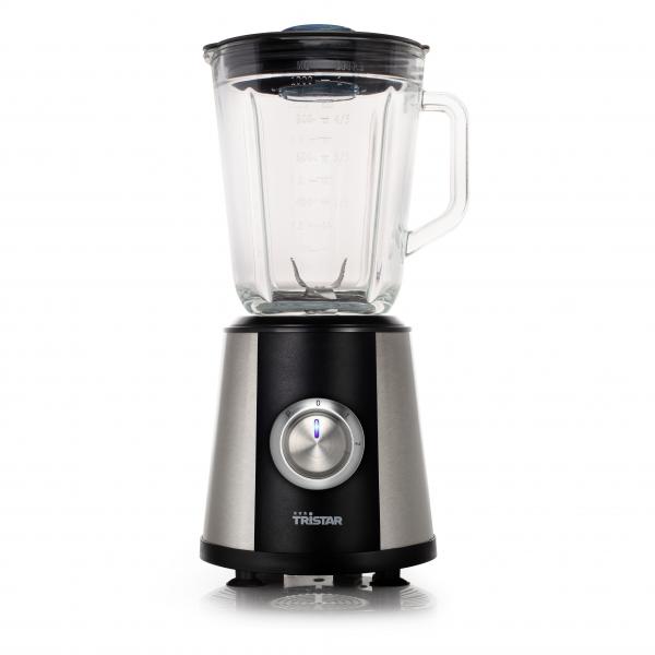 Tristar bl-4441 frullatore elettrico 350w brocca in vetro da 1lt 2 velocita` 4 lame nero