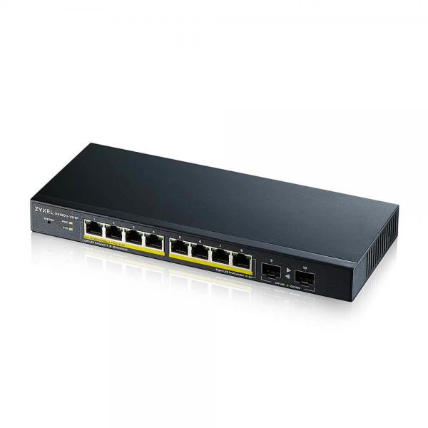 Zyxel gs1900-10hp gestito l2 gigabit ethernet 10-100-1000 supporto power over ethernet nero