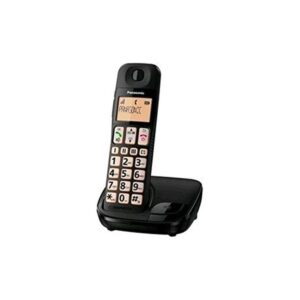 Panasonic kx-tge110 cordless dect display 1.8`` rubrica vivavoce tasti grandi senior nero