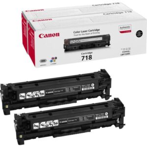 Canon toner 718 nero lbp 7200 2 pz
