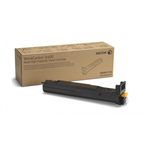 Xerox 106r01316 toner nero alta capacita` per workcentre 6400 12.000 pagine