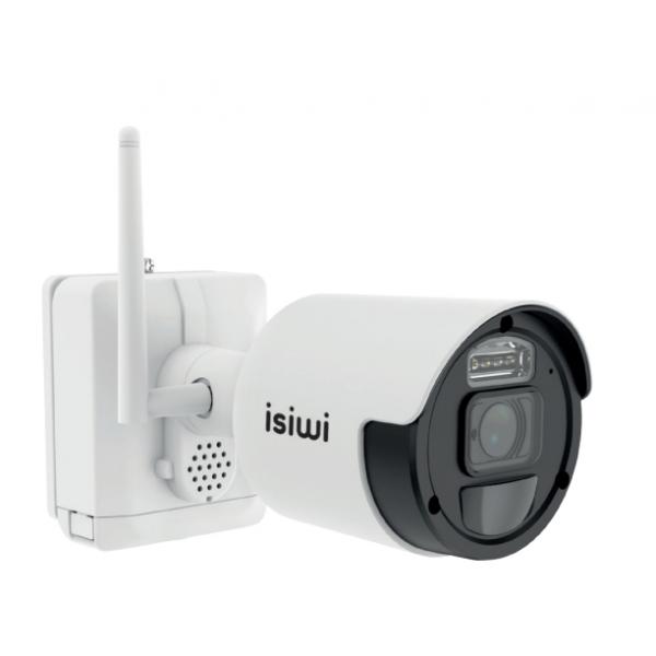 Isiwi telecamera wireless per kit connect 4mpx batteria da 8700mah ip 4mpx wireless
