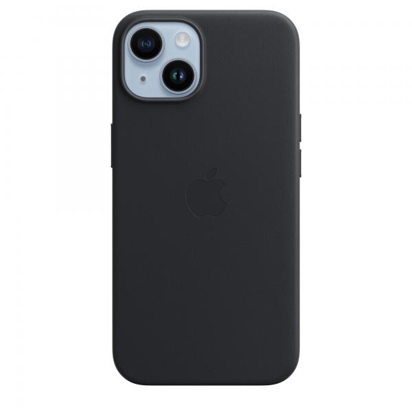Apple custodia magsafe inÂ pelle per iphoneÂ 14Â midnight