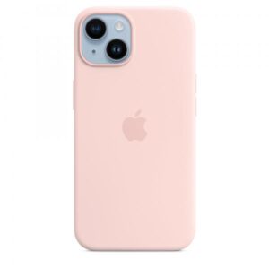 Apple custodia magsafe inÂ silicone per iphoneÂ 14 chalk pink
