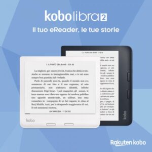 Kobo libra 2 lettore e-book touch screen 32gb wi-fi bianco