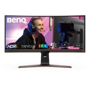 Benq monitor 37.5 led ips curvo ew3880r 3840x1600 ultra wide qhd tempo di risposta 4 ms