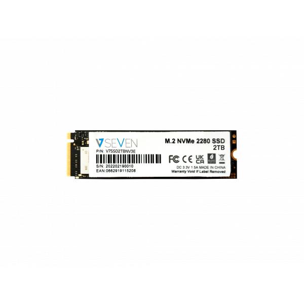 V7 v7ssd2tbnv3e ssd m.2 2.000gb nvme gen3x4 3d tlc velocita di scrittura 3.100 mb/s velocita di lettura 3.500 mb/s