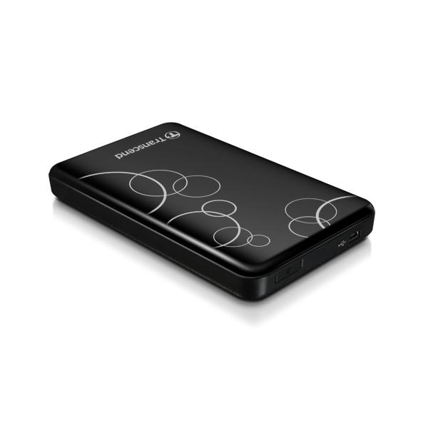 Transcend storejet 25a3 hdd portatile 1tb 2,5`` usb3 black