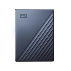 Western digital wd my passport ultra wdbftm0050bbl hard disk crittografato 5tb esterno usb 3.1 256 bit aes blu