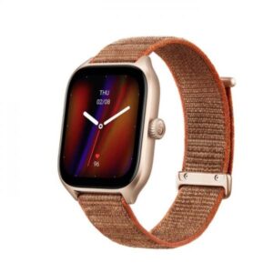 Amazfit gts 4 smartwatch orologio intelligente amoled da 1,75 150 modalitÀ sportive gps e 6 posizioni satellitari riproduzione di musica telefonate bluetooth cardiofrequenzimetro alexa spo2 nylon autum brow