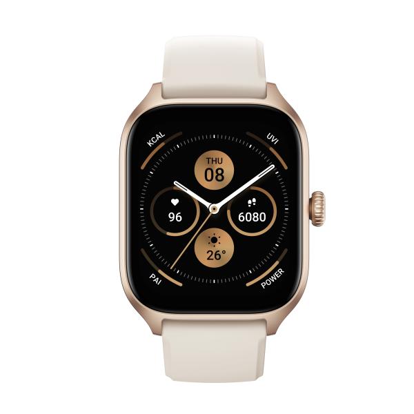 Amazfit gts 4 smartwatch orologio intelligente amoled da 1,75 150 modalita sportive gps e 6 posizioni satellitari riproduzione di musica telefonate bluetooth cardiofrequenzimetro alexa spo2 misty white