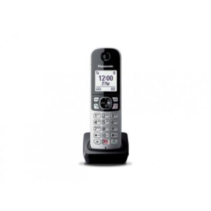 Panasonic kx-tga685ex cordless aggiuntivo dect-gap display 1.8`` rubrica vivavoce nero