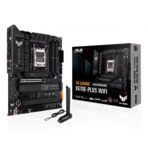Asus tuf gaming x670e-plus wifi, scheda madre atx, amd x670, amd am5, ddr5, pci 5.0, realtek 2.5gb ethernet, wifi 6e (802.11 ax), 4xm.2, 4xsata 6gb-s, realtek 7.1 surround, aura sync rgb, nero