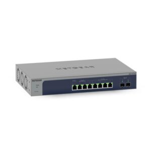 Netgear ms510txm-100eus switch 8 porte gestito l2+ multi gigabit 10g 2 sfp+ 100/1000/10000 mbps
