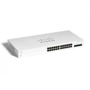 Cisco business 220 cbs220-24t-4x-eu switch gestito l2 24 x 10/100/1000 + 4 x 10 gigabit sfp+ (uplink) bianco montabile su rack