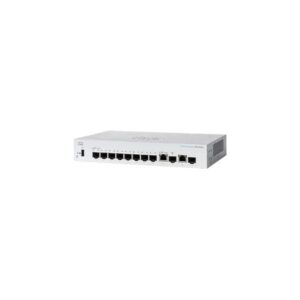 Cisco business 350 series cbs350-8s-e-2g-eu switch gestito l3 8 x gigabit sfp + 2 x combinazione gigabit ethernet/gigabit sfp montabile su rack