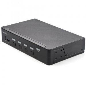 Kvm switch hdmi a 4 porte e monitor 4k 60hz ultra hd hot key