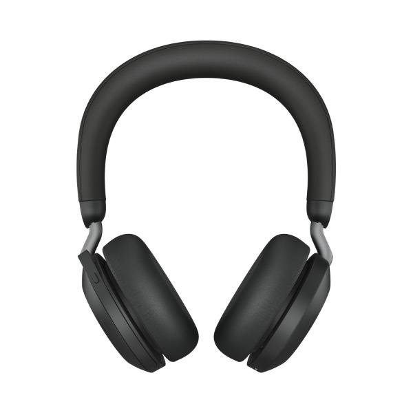Jabra evolve2 75 link380c ms stereo cuffia e auricolare con cavo e senza cavo a padiglione usb tipo-c stand black