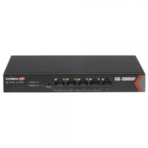 Edimax long range 5-port gigabit web managed switch with 4 poe ports