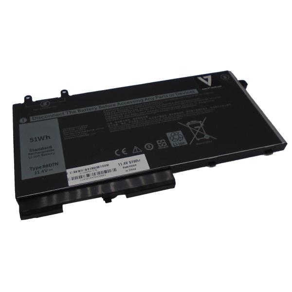V7 bat dell lat 5400 5401 5500 r8d7n w8gmw 0r8d7n 3 cell 51wh