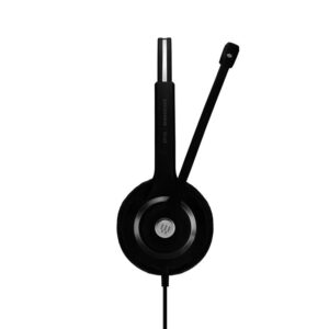 Sennheiser sc 230 cuffia monoaurale con microfono cavo 1mt interfaccia easy disconnect colore nero/silver