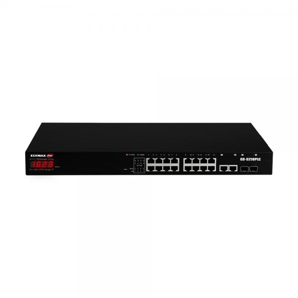 Ieee 802.3af/at poe compliant up to 30w per port (total power