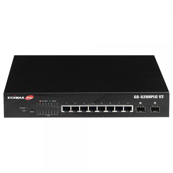 Switch capacity: 20gbps and forwarding rate: 14.88mpps ieee