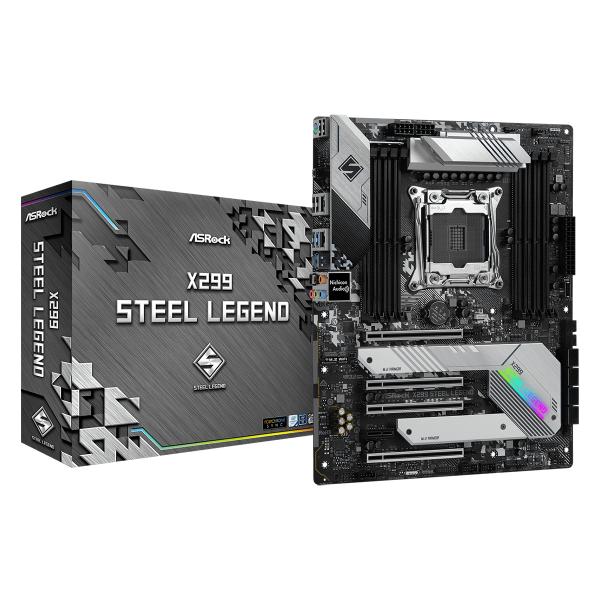 Asrock x299 steel legend intel x299 lga 2066 (socket r4) atx