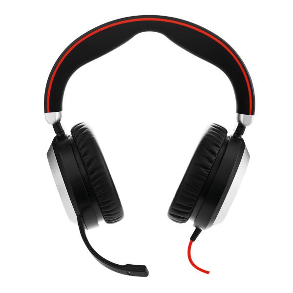 Jabra evolve 80 ms cuffie stereo con microfono 1 x jack 3,5mm + usb