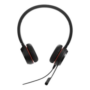 Jabra evolve 20se cuffie con microfono ms usb-c nero rosso