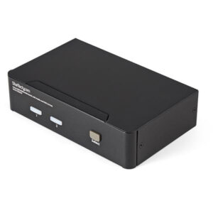 Switch kvm hdmi usb 2 porte con audio e hub usb 2.0 in