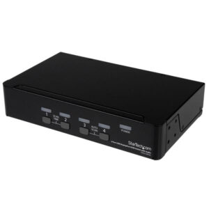 Switch kvm displayport usb a 4 porte con audio