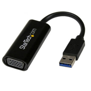 Startech usb32vgaes adattatore slim usb 3.0/vga colore nero