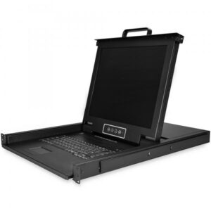 Console kvm per rack server a 8 porte vga 1u-17in