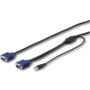 Startech cavo kvm usb da 4,6mt per console montabile ad armadio rack