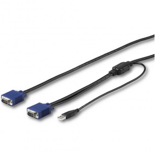 Startech cavo kvm usb da 4,6mt per console montabile ad armadio rack