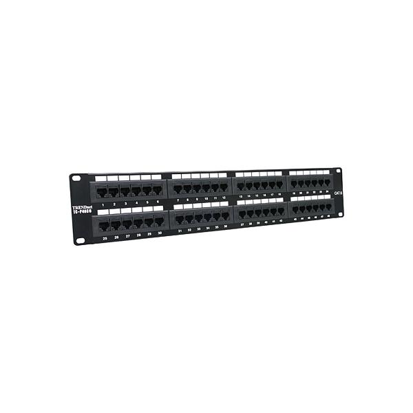 Cat6 48-port unshielded patch panel
