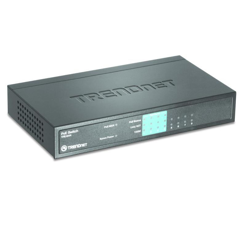 Trendnet 8 port 4x10-100 4 poe poe switch