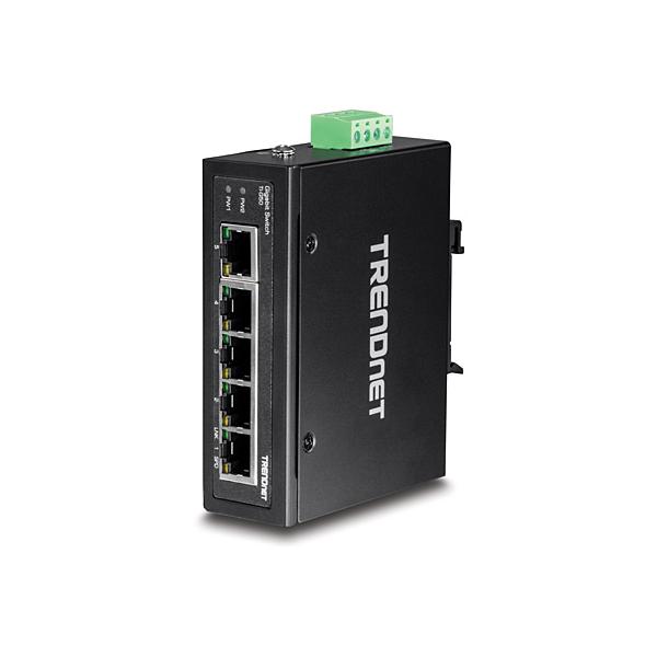 5-port hardened industrial gigabit switch