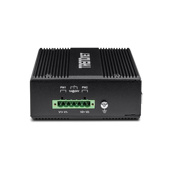 6-port hardened industrial gigabit ultra poe+ switch